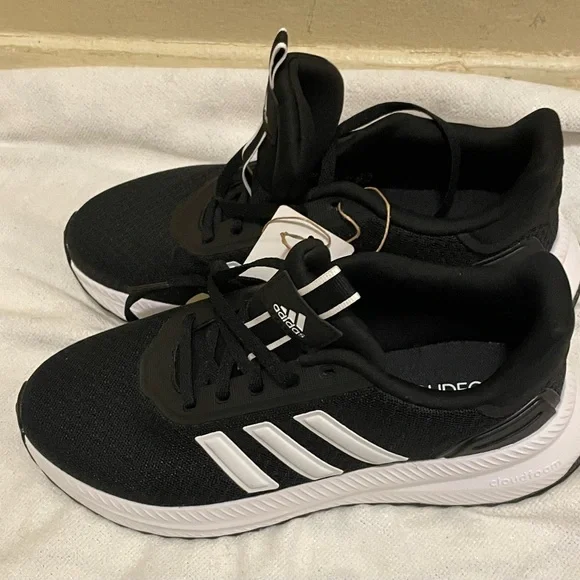 Sz 61/2 women’s Adidas running shoes X_PLRPath Black and White Athletic Shoes - Picture 6 of 12